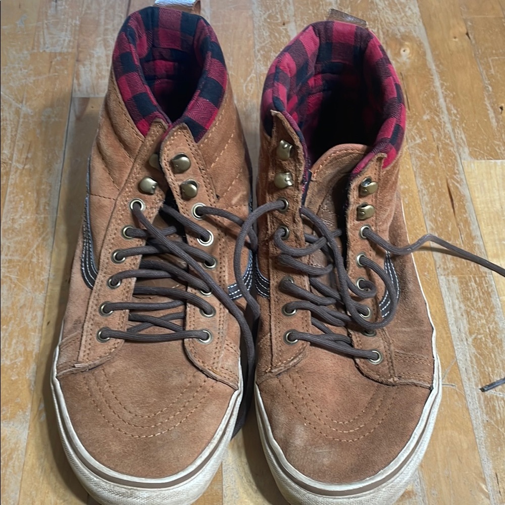 Vans Brown High-Top Sneakers